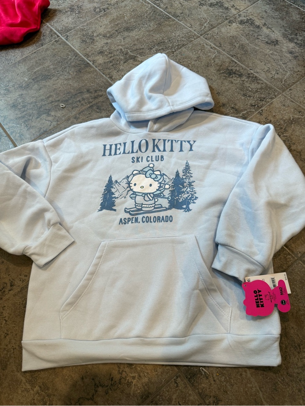 Hello Kitty Aspen Ski Club Light Blue Pullover